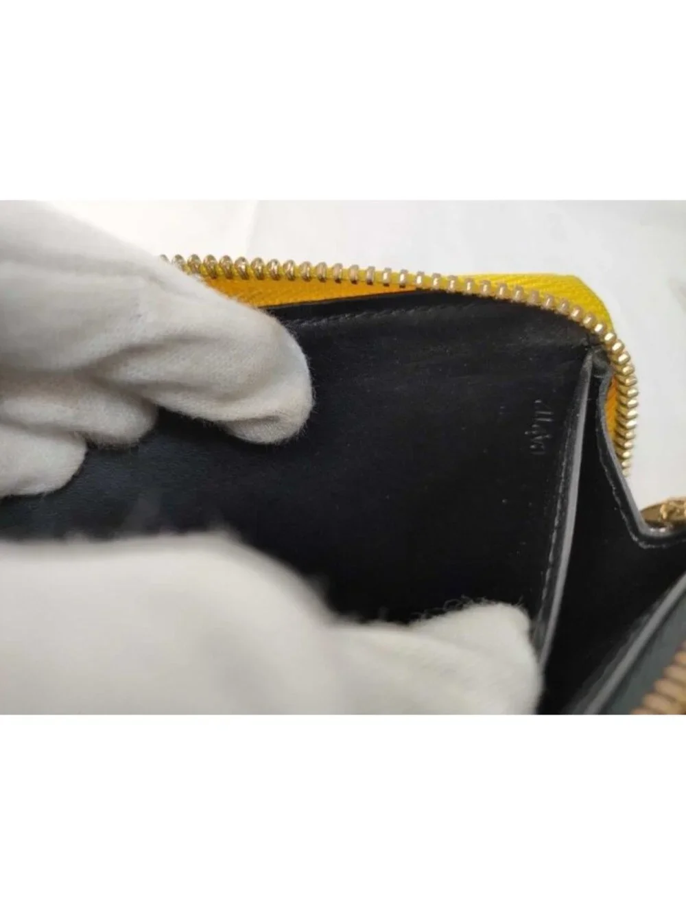 Louis Vuitton Wallet Zippy Yellow Black Yayoi Kusama Dot Infinity Gold